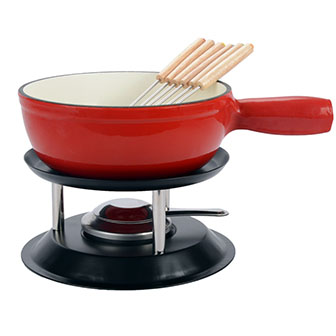 Emalijny garnek do fondue