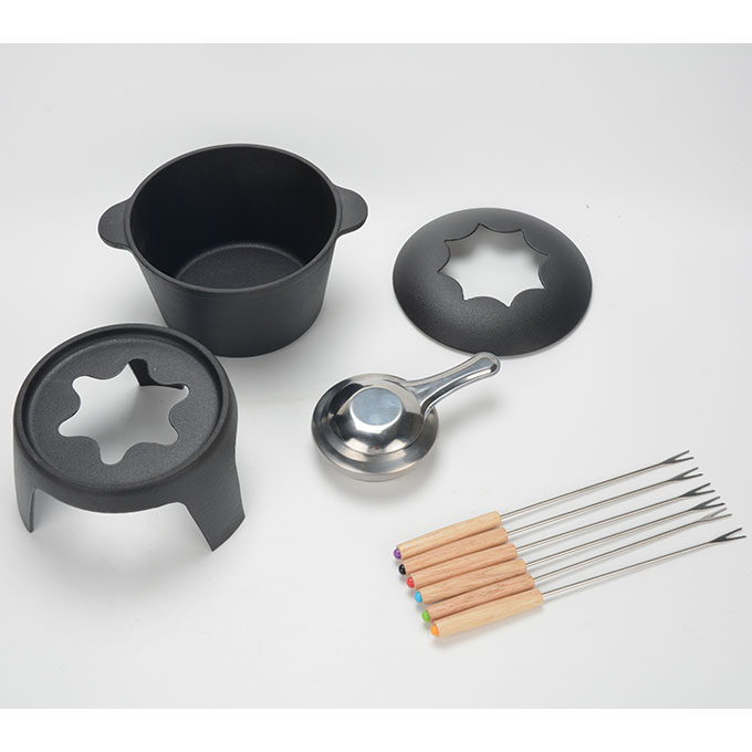 Żeliwny garnek do fondue