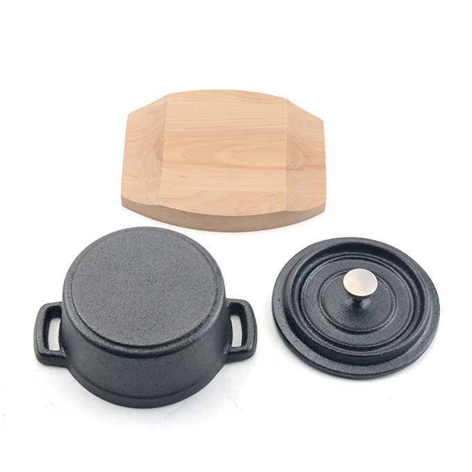 Żeliwny mini piekarnik holenderski