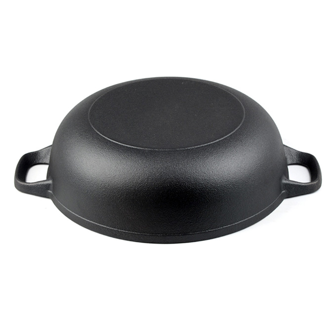 Piekarnik holenderski żeliwny o średnicy 31 cm, wstępnie przyprawiony