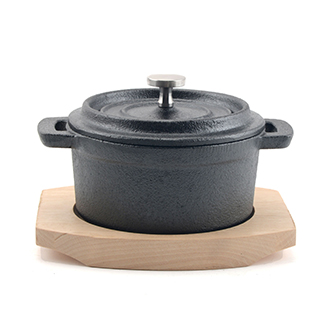 Żeliwny mini piekarnik holenderski
