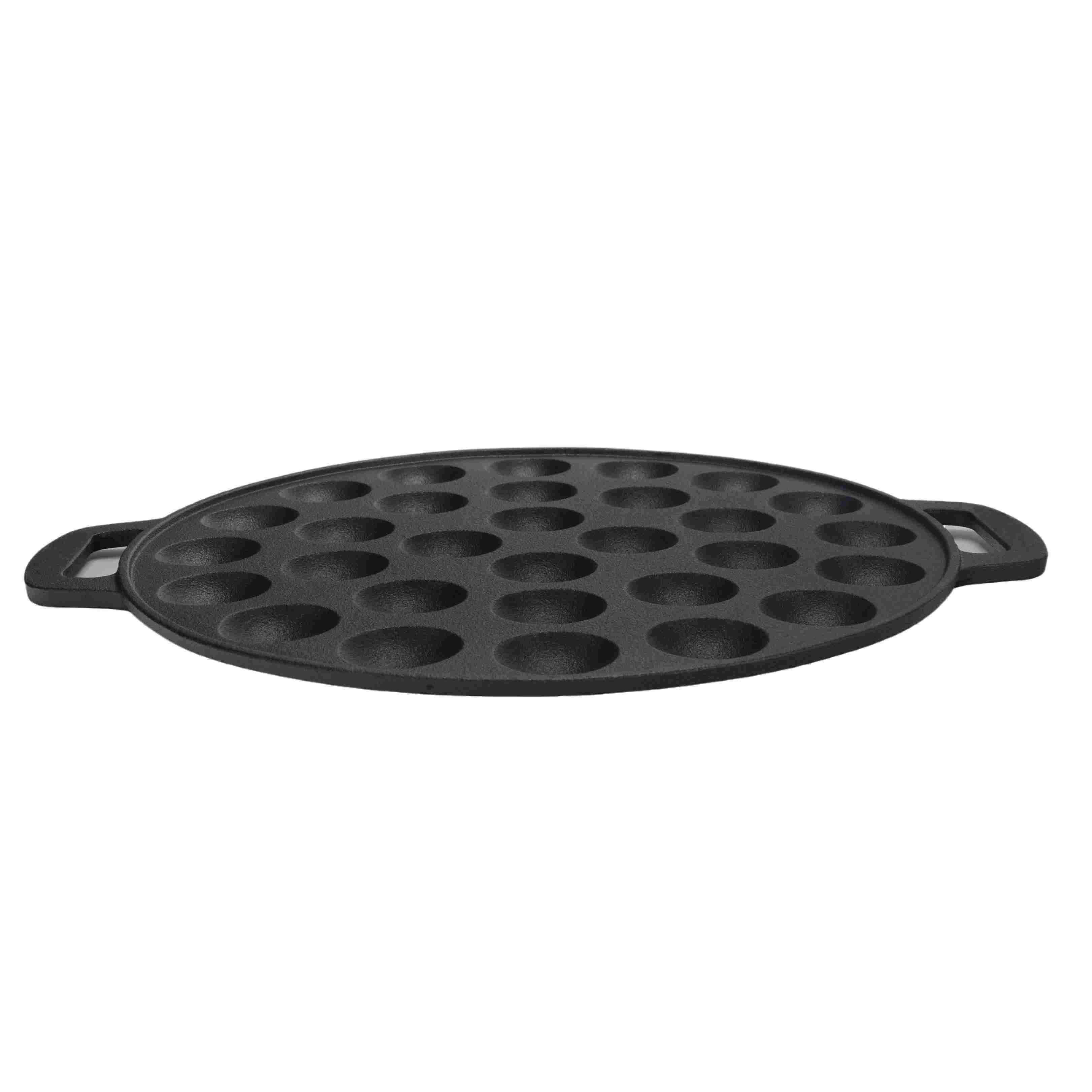 Żeliwna patelnia Takoyaki z 30 otworami