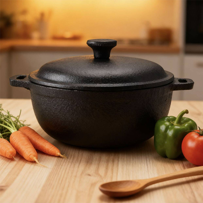 Żeliwny mini piekarnik holenderski 10 cm Kokota żeliwny Mini