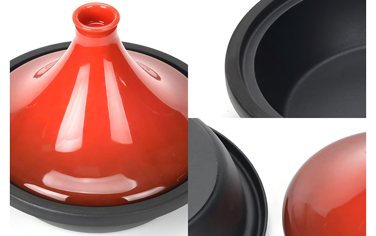 Naczynie do tagine z żeliwa emaliowanego