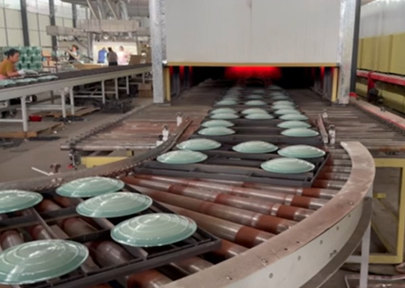 Linia do produkcji naczyń emaliowanych żeliwnych